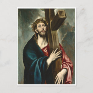 Carte Postale Christ portant la croix, El Greco