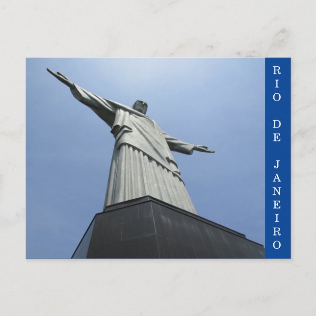 Carte Postale christ rio brésil (Devant)