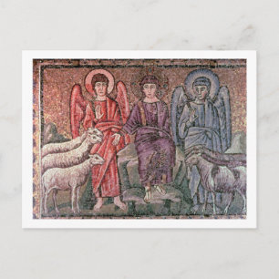 Carte Postale Christ Sépare le mouton des chèvres, 6e cen