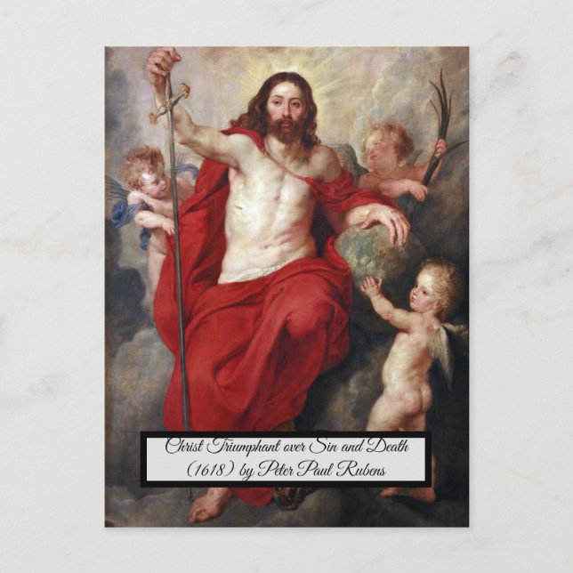 Carte Postale Christ Triumphant sur la mort (Devant)