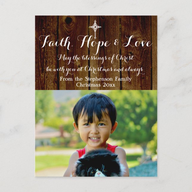 Carte postale Christian Christmas Holiday (Devant)