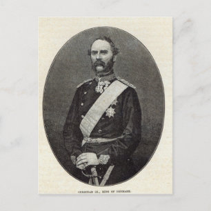 Carte Postale Christian IX, roi du Danemark