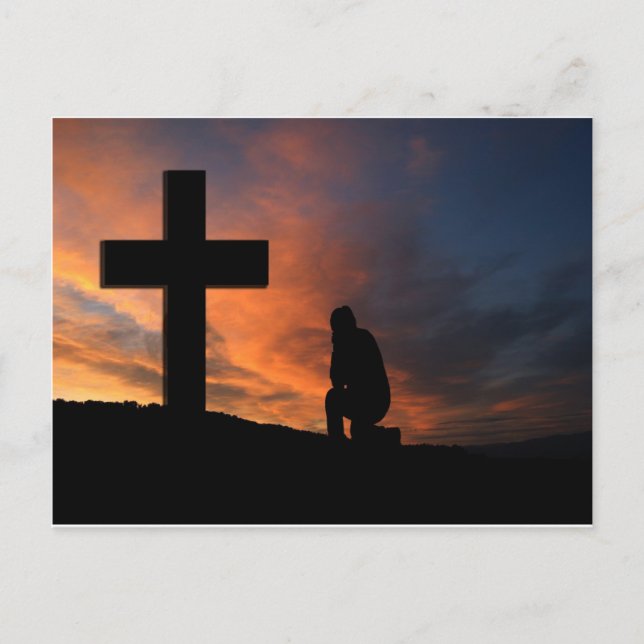 Carte Postale Christianity Faith Cross Jesus Peace Love Destinée (Devant)