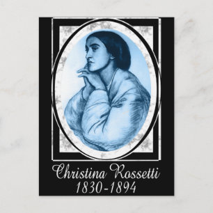 Carte Postale Christina Rossetti
