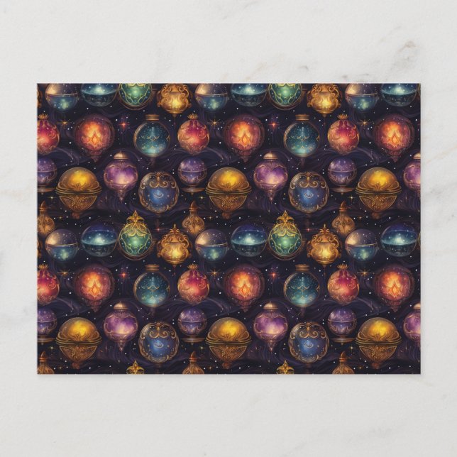 Carte postale Christmas Baubles (Devant)