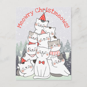 Carte postale Christmas Cats