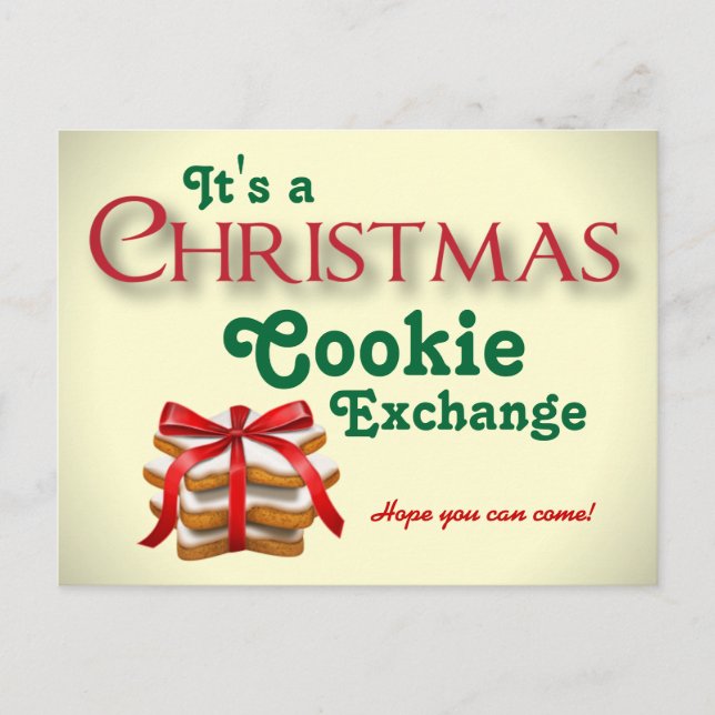Carte postale Christmas Cookie Exchange (Devant)