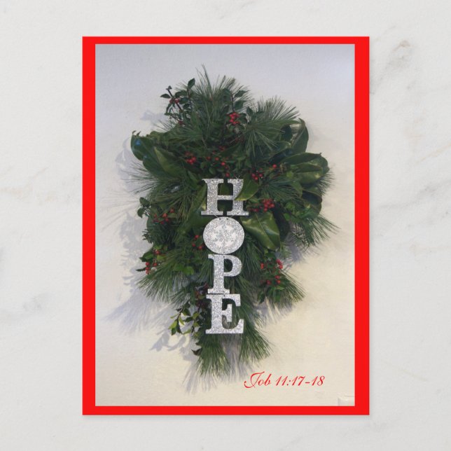 Carte postale Christmas Hope - personnaliser (Devant)