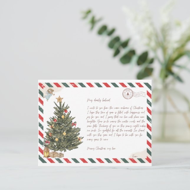 Carte Postale Christmas in u (Debout devant)