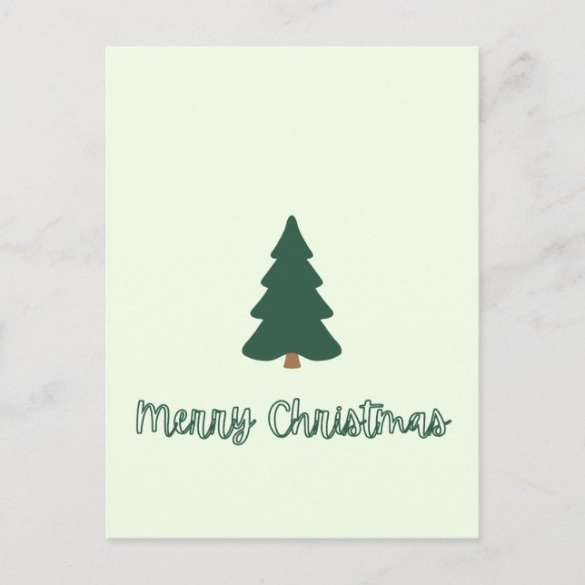 Carte Postale Christmas Tree (Devant)