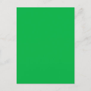 Carte Postale Chroma couleur clé vert