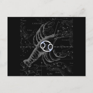 Carte Postale Chrome comme cancer Connexion Hevelius Engraving