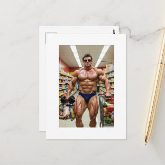 Carte Postale Chroniques Speedo : Héros du supermarché - Jour de