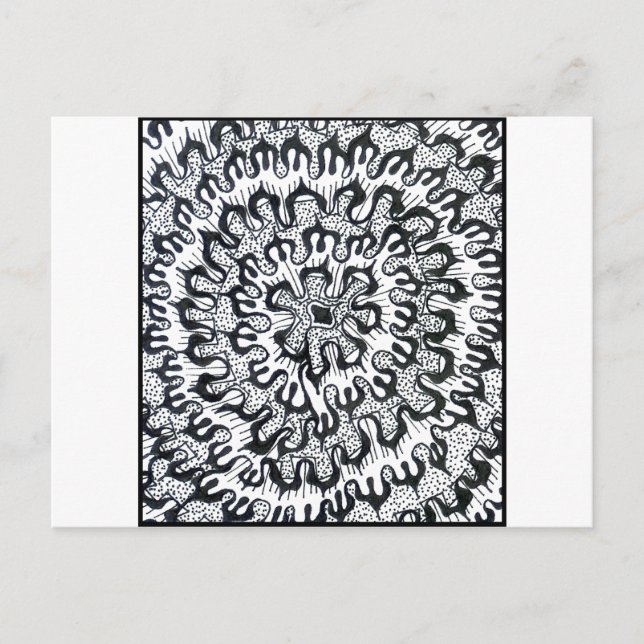 Carte Postale Chrysanthème (Devant)