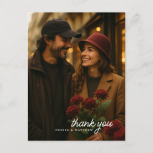 Carte Postale Chrysanthème romantique sur rose filandreux