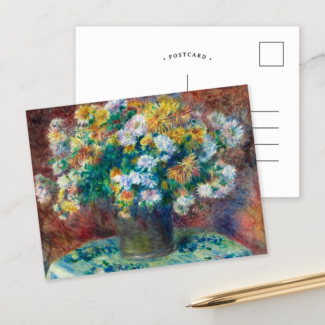 Carte Postale Chrysanthèmes | Renoir (Créateur téléchargé)