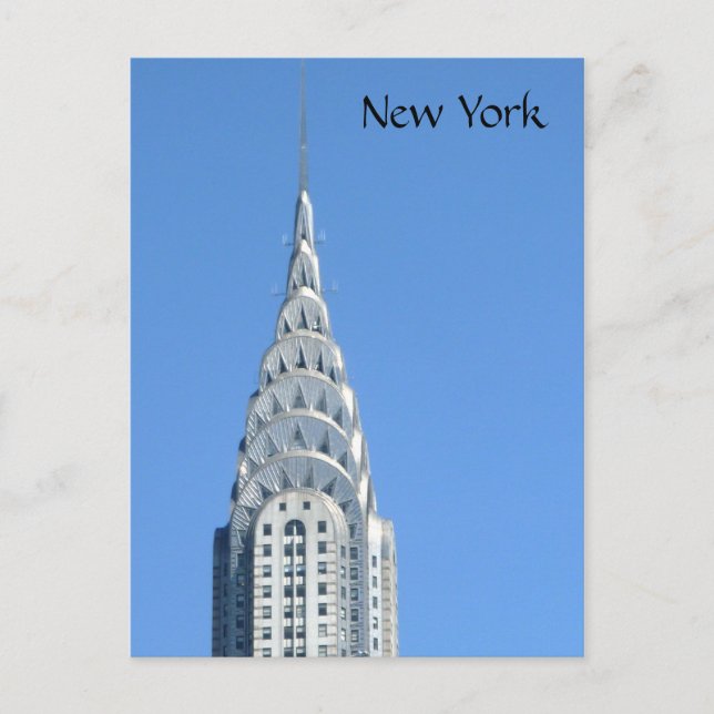 Carte Postale chrysler déco ny (Devant)