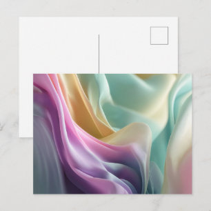 Carte Postale Chuchotements en mouvement pastel