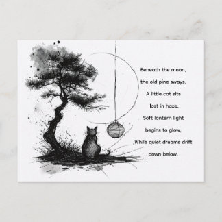 Carte Postale Chuchotements sous la Lune