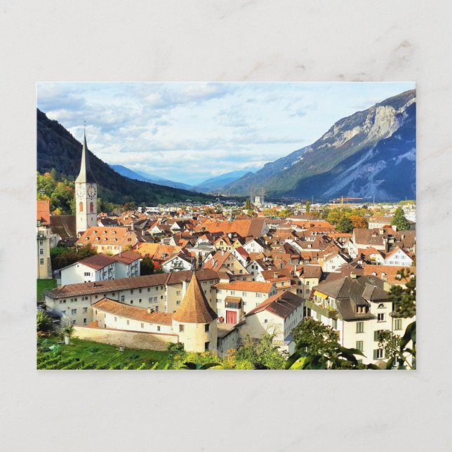Carte Postale Chur, Suisse (Devant)