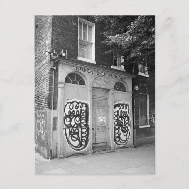 Carte Postale Church Bell Foundry, Londres Royaume-Uni (Devant)