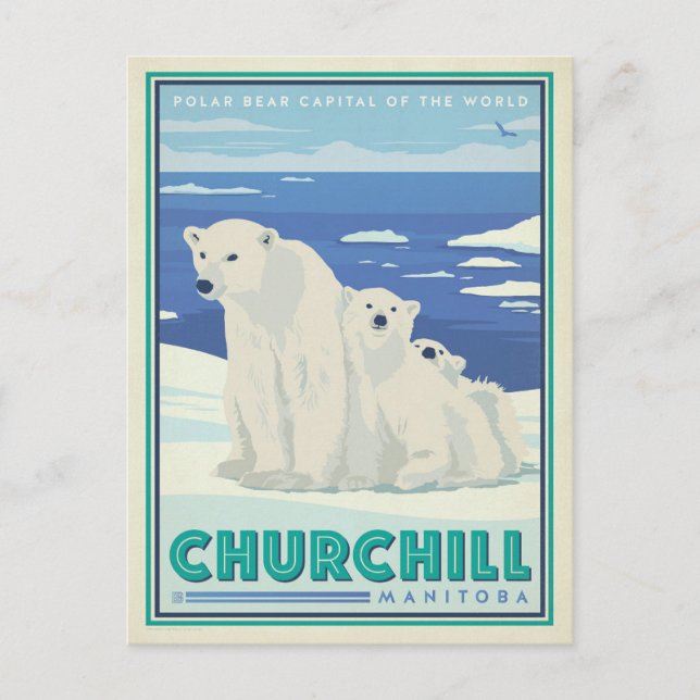 Carte Postale Churchill (Manitoba) (Devant)