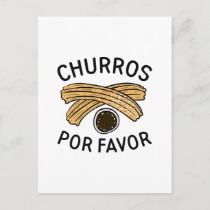 Carte Postale Churros Por Favor