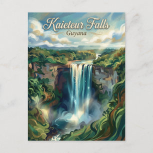 Carte Postale Chute de Kaieteur Guyana