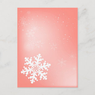 Carte Postale Chute de neige