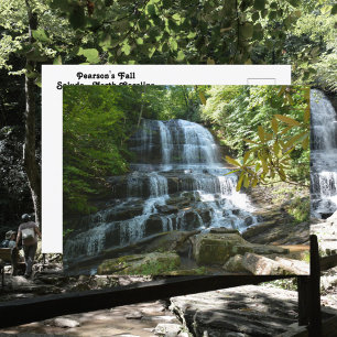 Carte Postale Chute de Pearson's Falls Blue Ridge Mountains NC P