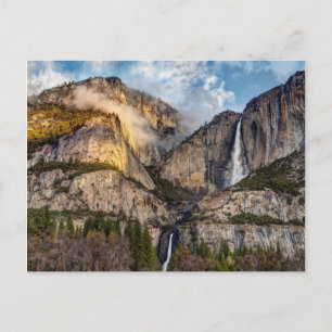 Carte Postale Chute de Yosemite vue panoramique, Californie