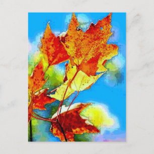 Carte Postale Chute des Feuilles