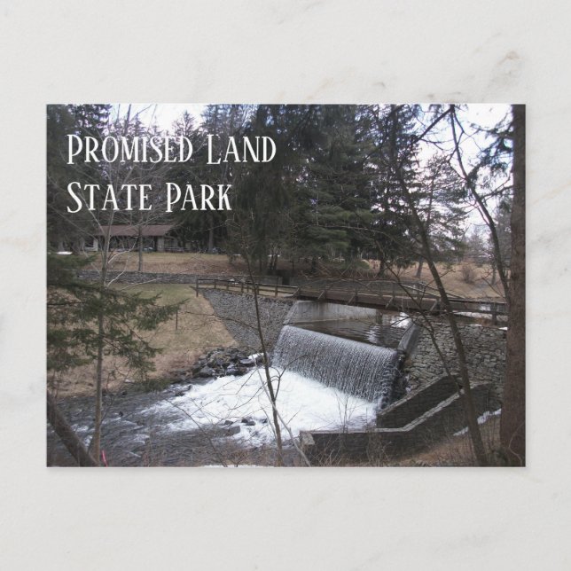 Carte Postale Chutes à Promised Land State Park, Pennsylvanie (Devant)
