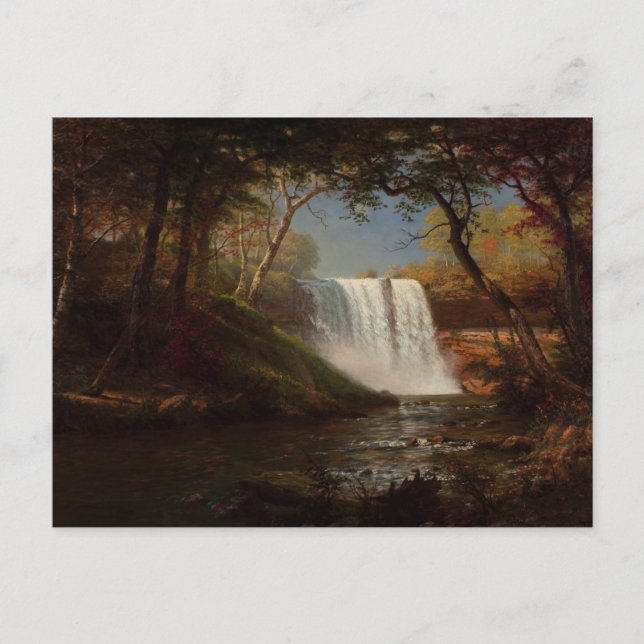 Carte Postale Chutes de Minnehaha par Alfred Bierstadt (Devant)