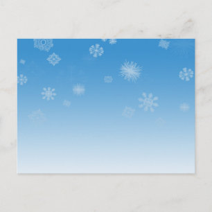Carte Postale Chutes de neige