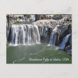 Carte Postale Chutes de Shoshone dans l'Idaho USA