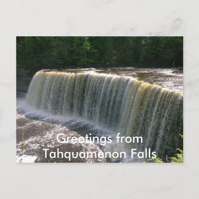 Carte Postale Chutes de Tahquamenon (Devant)