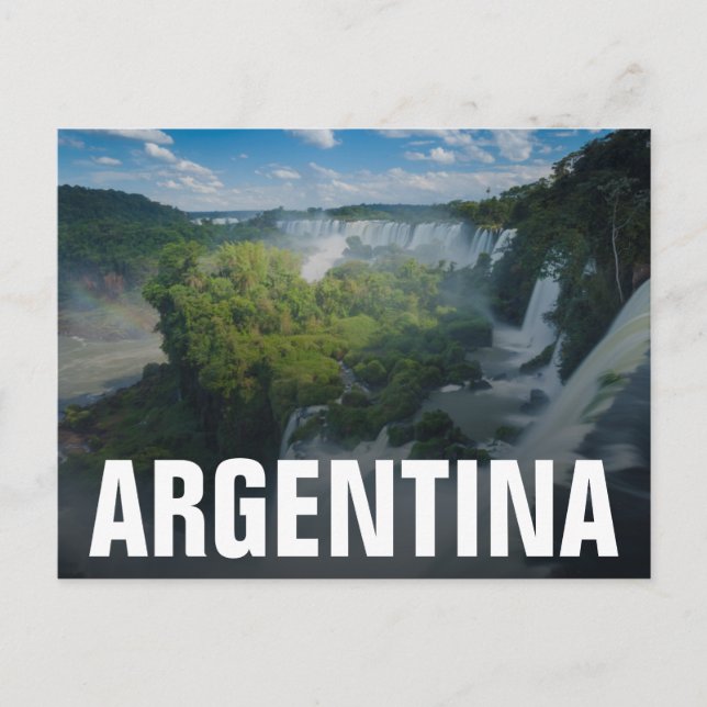 Carte Postale Chutes D'Igauzu En Argentine (Devant)