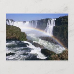 Carte Postale Chutes d'Iguassu, État du Paraná, Brésil. Vue aéri