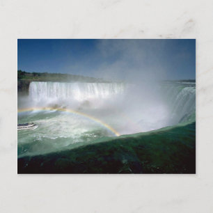 Carte Postale Chutes du Niagara et Maid of the Mist, New York, É