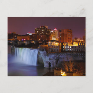 Carte Postale Chutes élevées dans le centre-ville de Rochester N