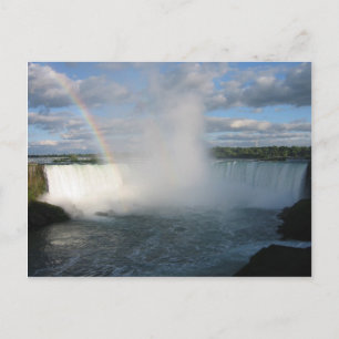 Carte Postale Chutes Et Arc-En-Ciel Du Côté Canadien