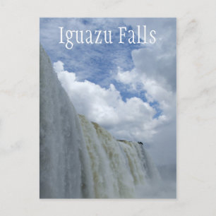 Carte Postale Chutes Iguazu, rivière Iguazu, Argentine, Brésil
