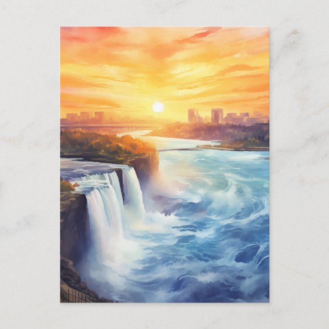 Carte Postale Chutes majestueuses du Niagara #13 (Devant)