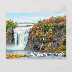 Carte Postale Chutes Montmorency, Québec, Canada