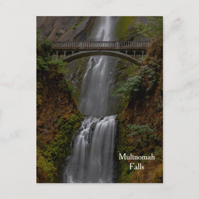 Carte Postale Chutes Multnomah (Devant)