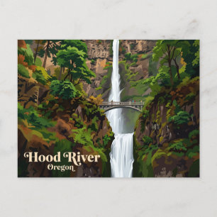 Carte Postale Chutes Multnomah États-Unis
