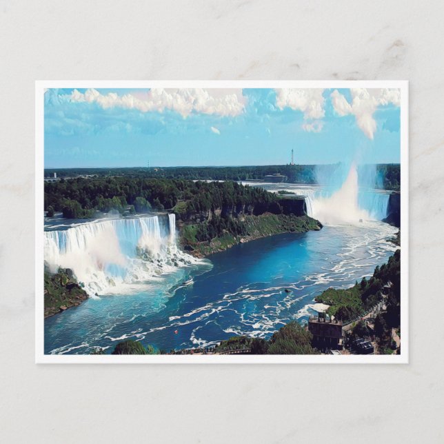 Carte Postale CHUTES NIAGARA - voir (Devant)