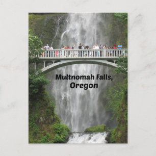 Carte Postale Chutes pittoresques de Multnomah en Oregon
