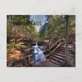 Carte Postale Chutes Sabbaday